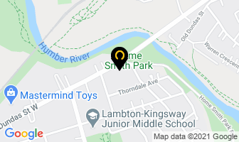 The Floor Shop in Orillia map