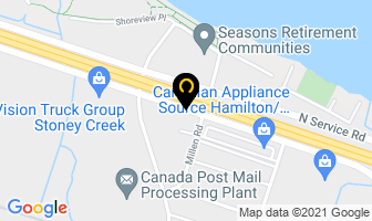 The Fluid Power House in Stoney Creek map
