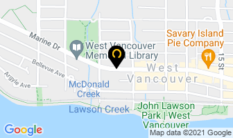 The Freedom Excerise in West Vancouver map