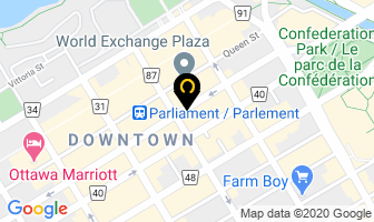 The Fresh Flower Company in Ottawa map