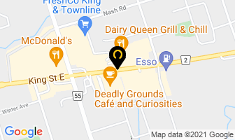 The Fun Store in Courtice map