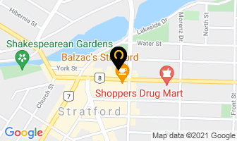 The General Store in Stratford map
