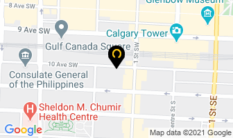 The Ginger Group Hair in Calgary map