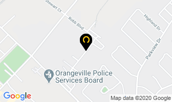 The Glass Act in Orangeville map