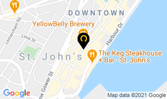 The Golden Tulip in St. John's map