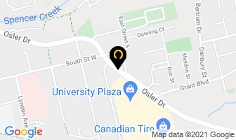 The Great Canadian Bagel in Dundas map