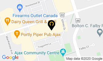 The Great Canadian Bagel in Barrie map