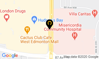The Great Wall Trade Company in Edmonton map