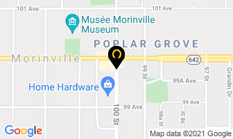 The Green Bean Coffee Corp in Morinville map