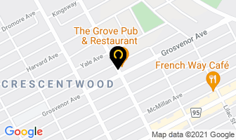 The Grove Restaurant & Pub in Winnipeg map