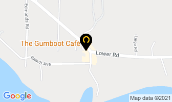 The Gumboot Restaurant in Roberts Creek map