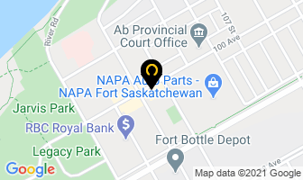 The Hair Corner in Fort Saskatchewan map