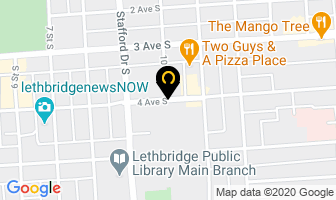 The Healing Journey in Lethbridge map