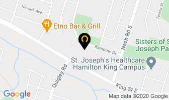 The Hi-Fi's in Hamilton map