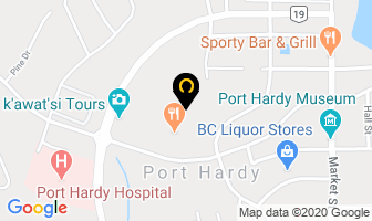 The Hobby Nook in Port Hardy map