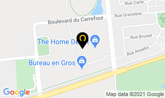 The Home Depot in Gatineau map