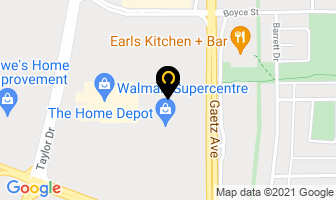The Home Depot in Red Deer map