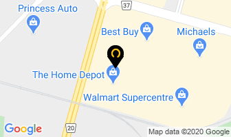 The Home Depot in Winnipeg map