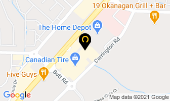 The Home Depot in Central Okanagan map