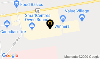 The Home Depot in Owen Sound map