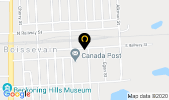 The Home Hotel in Boissevain map