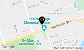 The House On Lock in Peterborough map