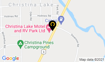 The Ice Creamery in Christina Lake map