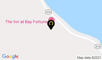 The Inn At Bay Fortune in Waterdown map
