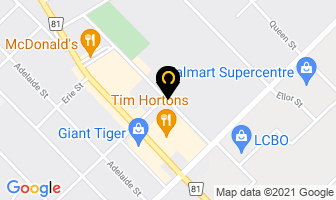 The Investment Centre in Strathroy map