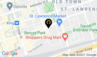 The Jersey Giant in Toronto map
