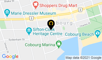 The King George Inn in Cobourg map