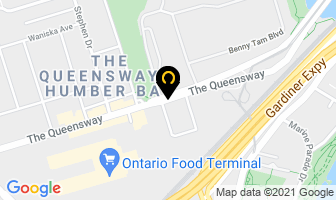 The Lakeview Dental Centre in Toronto map