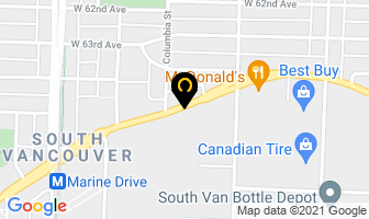 The Landing Dance Co Ltd in Vancouver map