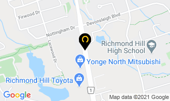The L'arche Canada Foundation in Richmond Hill map