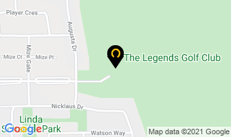 The Legends Golf Club in Warman map