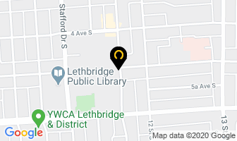 The Lethbridge Senior Citizens Organization in Lethbridge map