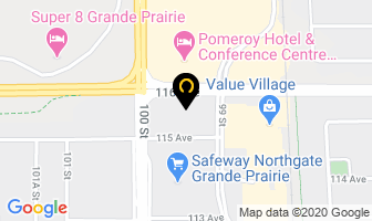 The Licence Centre in Grande Prairie map