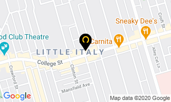 The Little Dog in Orillia map