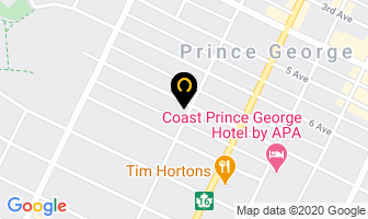 The London in Prince George map