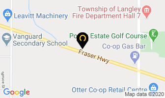 The Lumber Yard in Langley map
