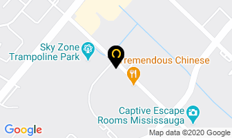 The Marble Clinic in Mississauga map