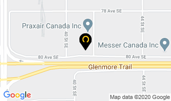 The Marble Factory in Calgary map