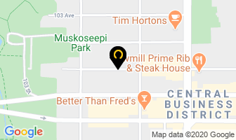The Massage Shop in Grande Prairie map