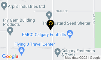 The Mat Company in Calgary map
