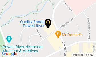 The Medicine Shoppe Pharmacy in Powell River map