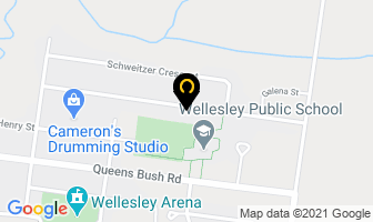 The Mill Stream Market&grill in Wellesley map