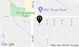 The Musik Shop in Langley map