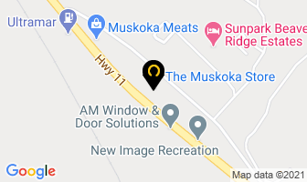 The Muskoka Store in Gravenhurst map