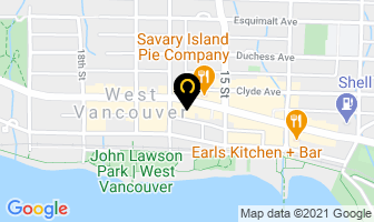 The Nail Spot in West Vancouver map