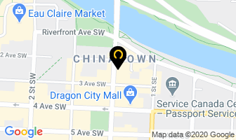 The New Gallery in Calgary map